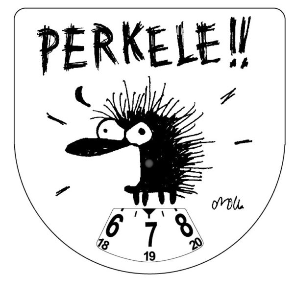 Kiroilevasiili-parkkikiekko Perkele!