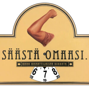 Biceps ”säästä omaasi” parkeringsskiva