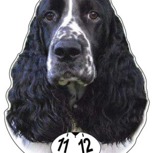 Engelsk springerspaniel svart parkeringsskiva