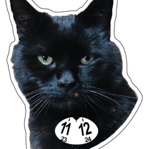 Svart katten parkeringsskiva