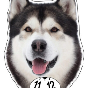 Alaskan malamute parkeringsskiva