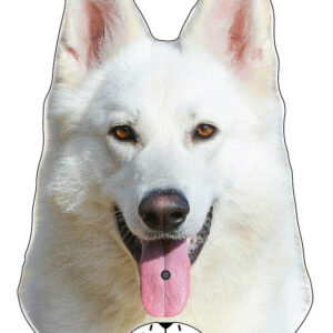 Fårhund vit parkeringsskiva